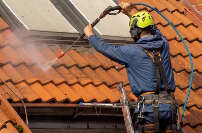 Démoussage et hydrofuge de toiture à Loudet